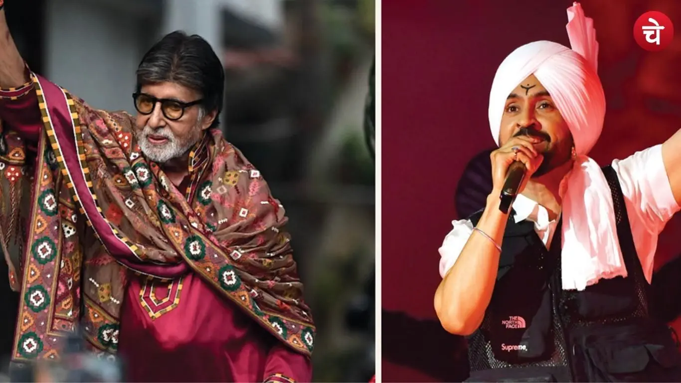 File photo of Amitabh Bachchan and Diljit Dosanjh